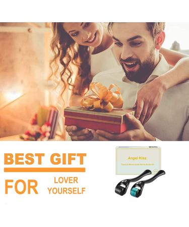 Derma Roller 0.5 & 1.0 Microneedling Set for Face, Body, Hair, and Beard Growth 540 Titanium Micro Needles Roller Kit for Home Use with Storage Case Cosmetic Beauty Instrument 2 Pack - Buy Online on GoSupps.com