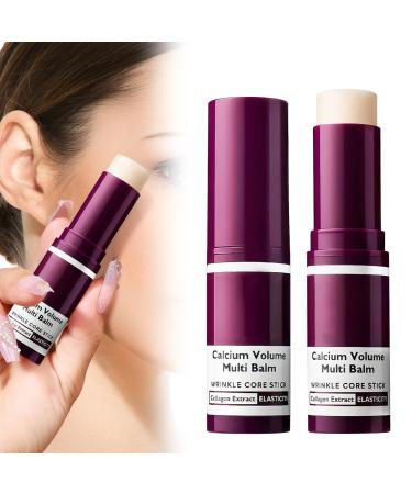 Byffoer Cemenrete Calcium Multi Balm 2 pieces antiaging & fixation Korean Skincare Stick Calcium Volume Multi Balm antiaging collagen moisturizer for eyes neck face