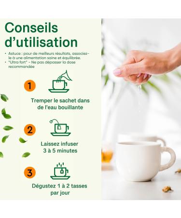 Nature Slim Tea Extra Strong - Slimming Herbal Tea with Purifying Detoxifying and Laxative Effects - Detox Tea Improves Digestion - Buy Online on GoSupps.com