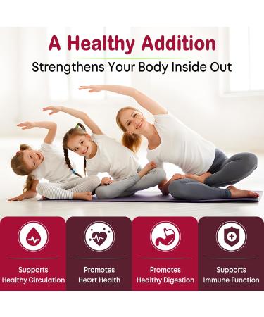 Beet Root Gummies - Nitric Oxide Beet Gummies for Circulation Support Nitric Oxide Production - with Grape Seed Hawthorn Berry Hibiscus Organic Non-GMO 60 Gummies Beetroot 60 Count (Pack of 1) - Buy Online on GoSupps.com