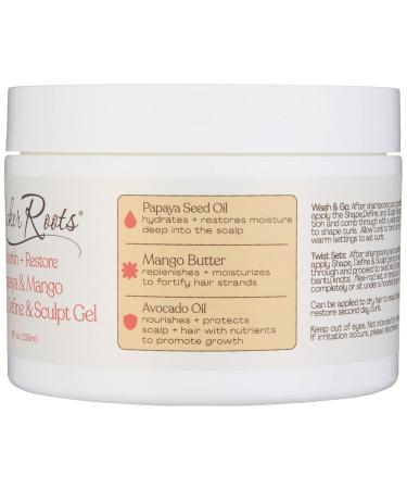 Rucker Roots Nourish + Restore Papaya & Mango Gel - Shape Define & Sculpt Your Hair - International Shipping Available - Buy Online on GoSupps.com