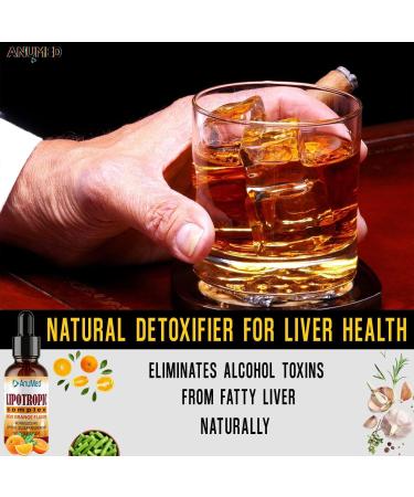 ANUMED Lipotropic Complex Liquid Drops with Vitamin B12, B6, Folic Acid - Liver Health, Natural Cleanser & Detox - Vegan, Non-GMO, Gluten-Free - 2oz - Buy Online on GoSupps.com