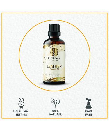 Florona Premium Quality Fragrance Oil - 1 fl oz for Soap Making Candle Making Diffuser Aromatherapy Home Scents Diffusor (Leather) - Buy Online on GoSupps.com