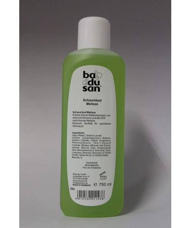 Buy Badusan Bubble Bath Additive 750ml - Lemon Balm for Relaxation | International Shipping Available - Buy Online on GoSupps.com