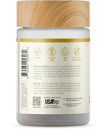 Snap Supplements Black Seed Oil Capsules 100% Cold Pressed Organic Nigella Sativa Supports Immune Health Detox Skin Hair Joints & Overall Wellness 90 Softgels - Buy Online on GoSupps.com