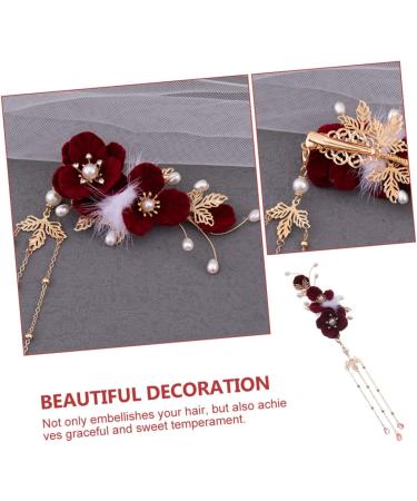minkissy the antique ball hair clip teen girl hair accessories womens hair accessories flower hair clips for women hair barrettes for women the flowers Miss flower hairpin Accessories - Buy Online on GoSupps.com