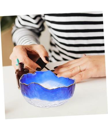 Beatifufu Manicure Hand Soak Bowl Glass Manicure Bowl Nail Removal Bowls Manicure Wash Bowls Nail Color Removing Bowl Manicure Supplies Manicure Soaking Bowl Nail Salon Supplies - Buy Online on GoSupps.com