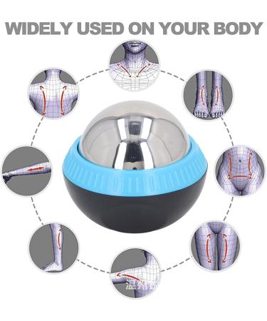 Cold Massage Scooter & Muscle Ball - Hot & Cold Handheld Roller for Deep Tissue Relief | Sore Muscle & Fascia Massage - Buy Online on GoSupps.com