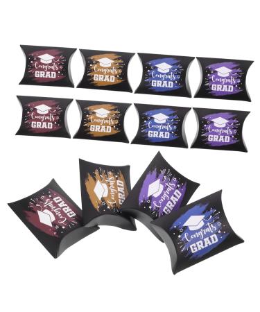 CAXUSD 40pcs Boxes Graduation Candy Box Gift Boxes Multi-function Candy Container Candy Case Decorative Candy Container Candy Supply Biscuit Case Paper Multifunction Graduation Season