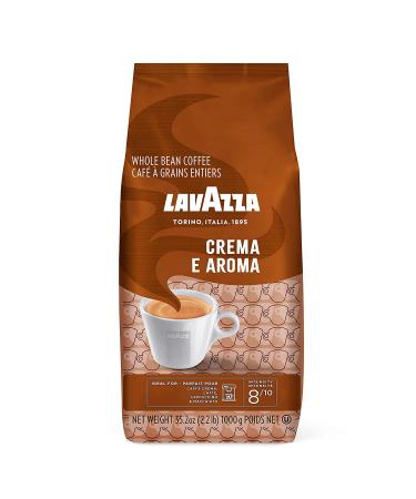 Lavazza Crema E Aroma Coffee Beans 6-Pack 6 x 1000g - Premium Italian Blend - Buy Online on GoSupps.com