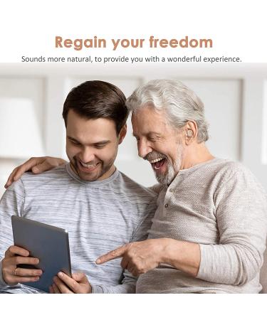 Rechargeable Hearing Amplifier for Seniors & Adults | Noise Cancelling Personal Sound Enhancement Aid | Inner-Ear Design | Suitable for Either Ear - Buy Online on GoSupps.com