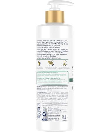 Dove Hair Therapy Lasting Length For Detangling & Smoothing Split Ends Shampoo Strengthening Shampoo for Damaged Hair with Rice Protein 400 ml - Buy Online on GoSupps.com