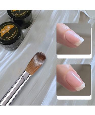 12# Acrylic Nail Brush with Colorful Acrylic Handle - Professional Manicure Tool for Women - DIY Home Salon Nail Art - Buy Online on GoSupps.com