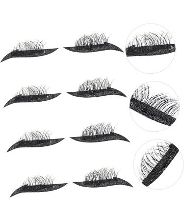Beavorty 16 Pairs False Eyelash Stickers Colorful Duct Tape Eye Line Strip Stickers Vivid Eyelash Stickers - Buy Online on GoSupps.com