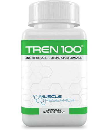 Muscle Research TREN 100 - Advanced Legal Bodybuilding Supplement | 60 Capsules | UK Manufactured - Buy Online on GoSupps.com