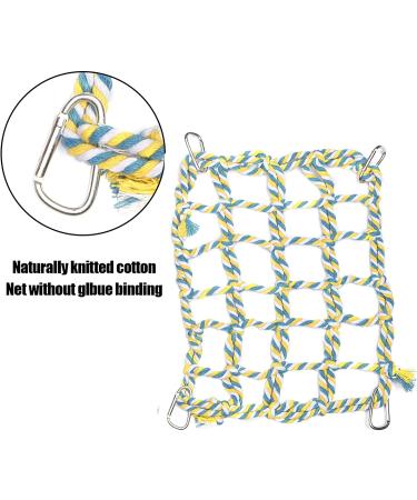 Petmolico 2 Pack Pet Climbing Rope Net Hammock Toy for Small Animals - Red + Yellow - Buy Online on GoSupps.com