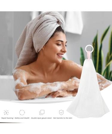 Eco-Friendly Soap Bag Set | 3PCS Double-Layer Mesh Soap Savers with Drawstring for Bar Soap | Soft Hanging Soap Pouch - Buy Online on GoSupps.com