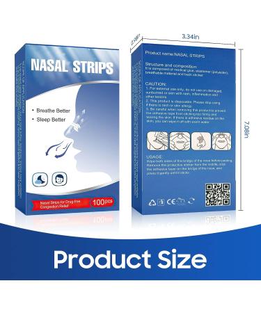 Breathe Better with Nose Strips - Reduce Snoring & Improve Sleep Quality (100PCS) - Buy Online on GoSupps.com