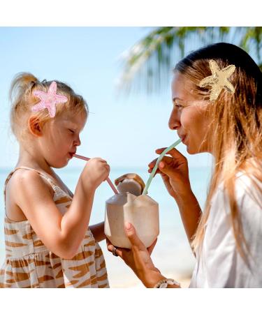 Amabro 6-Piece Sea-themed Hair Clips - Glittering Shell Accessories for Women & Girls - Buy Online on GoSupps.com