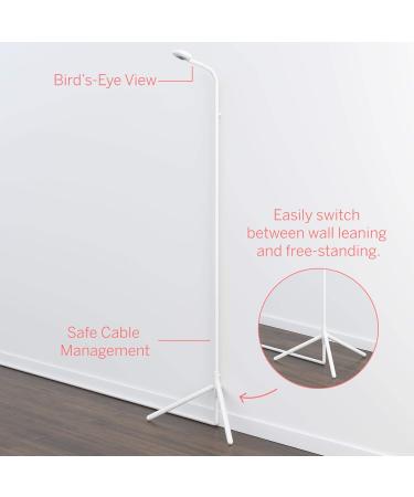 Nanit Pro Smart Baby Monitor & Floor Stand | 1080p Wi-Fi Video & Sound Camera | Sleep Coach & Breathing Motion Tracker | 2-Way Audio | iOS & Android Compatible | Includes Breathing Band | White - Buy Online on GoSupps.com