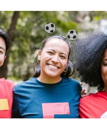 Beaupretty Football Headband Sports Headband Soccer Ball Head Bopper Football Hairband Cheer up Headband for Boys and Girls White 1 - Buy Online on GoSupps.com