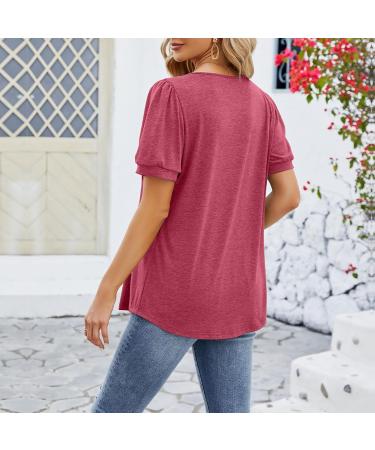 Shop Stylish Women's Round Neck T-Shirts Single Colored Short Sleeve & 3/4 Arm Perfect for Every Occasion! - Buy Online on GoSupps.com