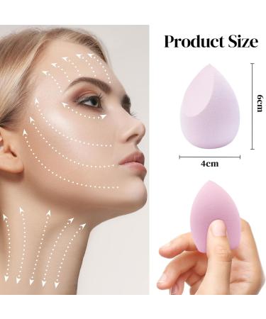 Make Up Sponge 4 Pieces Beauty Foundation Blending Beauty Sponge Beauty Makeup Sponges Blender for Liquid Foundation Powder Sun Protection and Cream Gift for Women - Buy Online on GoSupps.com