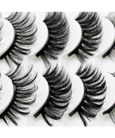 TONXX 10 Pairs Magnetic Eyelashes and Eyeliner Kit Reusable 3D Magnetic False Lashes Extension Needed for Makeup 4# - Buy Online on GoSupps.com