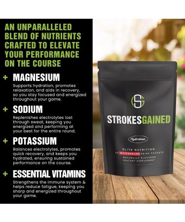 Golf Hydration Watermelon Electrolyte Powder Sugar Free Drink Mix Packets Golf Accessories for Men & Women Golf Gifts 20 Stick Packs Watermelon 3.88 Ounce (Pack of 1) - Buy Online on GoSupps.com