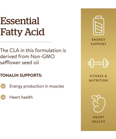 Buy Solgar Tonalin CLA 1300 mg - 60 Softgels for Weight Management - Buy Online on GoSupps.com