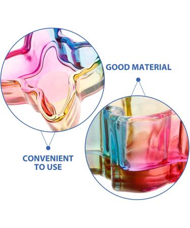 Baluue Dappen Dish Butterfly Shaped Glass Crystal Dappen Dish Cup Nail Art Liquid Powder Nail Crystal Bowl Glassware Tools for Nail Art Manicure 5.00X4.20X2.50CM - Buy Online on GoSupps.com