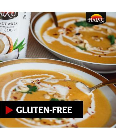 Light Coconut Milk Haiku Less Fat Premium Asian Cuisine Great Tasting Add to Your Favourite Dish Dairy Free Gluten Free 398ml - Buy Online on GoSupps.com