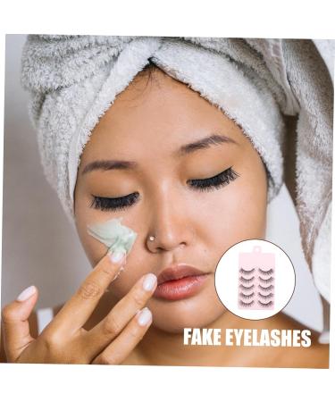 Beaupretty False Eyelash 5 Pair comfortable eye lashes makeup eyelashes christmas makeup accessory artificial eyelashes cosplay eyelashes thick eyelashes eyelashes False Eyelashes manual 3d - Buy Online on GoSupps.com