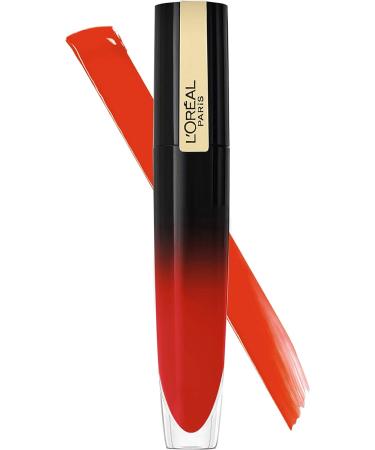 L'Oreal Paris Brilliant Signature Bright Red Lip Ink 309 - High Shine Colour for Bold Impertinent Look - Buy Online on GoSupps.com