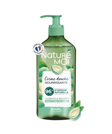 HAVEA Group Natur Moi Nourishing shower cream with organic sweet almond from Provence hydrates and cares for normal to dry skin 500 ml produced in France
