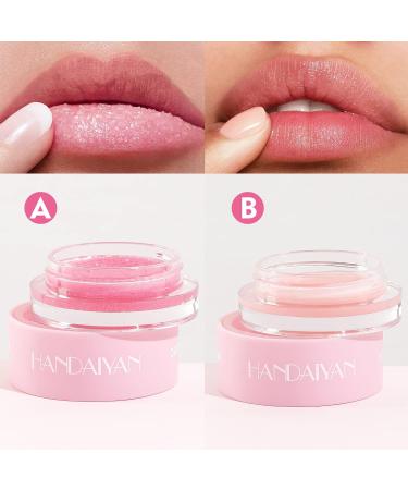 Ultimate Lip Care Kit: Lip Balm Mask & Sugar Scrub Set for Smooth Hydrated Lips - Overnight Treatment for Dry & Chapped Lips - Buy Online on GoSupps.com