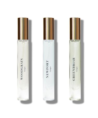 Caswell-Massey Heritage Cologne Discovery Set Includes Woodgrain Newport & Greenbriar Indulge in Enduring American Scents Travel Size Cologne Set Cologne for Men 0.25 Fl Oz Each Heritage Trio 0.75 Fl Oz (Pack of 1) - Buy Online on GoSupps.com