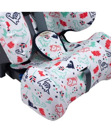 Janabebe Jyoko Kids Car Seat Cover Liner for Klippan Century and Triofix - Dino Party Design - Buy Online on GoSupps.com