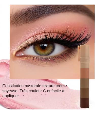 Eyeshadow Stick | Illuminating Face Iridescent Eye Shadow Stick | Water Resistant Long Lasting Hold Makeup for Outings School Travel Parties - Buy Online on GoSupps.com