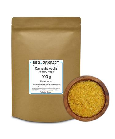 Distress 900 g Carnauba wax Type 3 in flakes natural plant wax for the production of natural cosmetics care products candles and polishes
