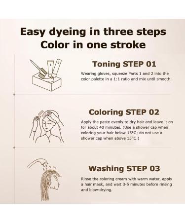 Cr me Colorante Douce Faire Soi-m me 200 Ml Coloration Permanente Brillance Naturelle Formule Douce Pour Tous Types De Cheveux Application Facile Domicile (A61 - Brun gris tre 3) - Buy Online on GoSupps.com