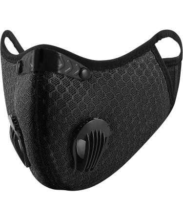 Master Series Black 5 Layer Mask with Removable Insert and Adjustable Straps - Buy Online on GoSupps.com