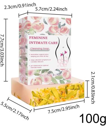 Intimate Wash | Cleansing Soap for Feminine Intimate Hygiene | Natural pH Balance for Vaginal Health 100g Handmade for Bath and Body Daily Use - Buy Online on GoSupps.com