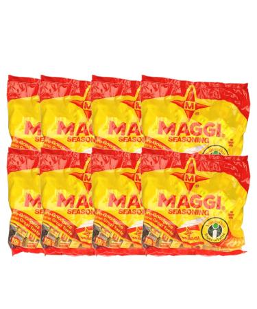 Maggi | Seasoning (100 Cubes) | Product Of Nigeria | Delicious Tasty | Fast Food | Children are Likes it |Indian Origin | Pack Of 8