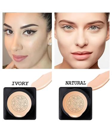 Sumeitang Mushroom Air Cushion CC Cream Liquid Foundation - Lasting Moisturizing BB Cream for Even Skin Tone - Ivory Shade - Buy Online on GoSupps.com
