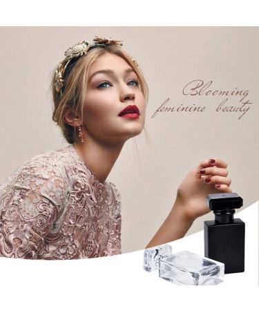 Enenes Glass Refillable Perfume Bottle 6 Pcs Portable Square Empty Glass Perfume Atomizer Bottle 30ml/1 oz. Spray Glass Bottle Atomizer Container Black - Buy Online on GoSupps.com