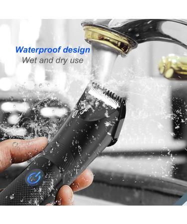 Men's Waterproof Body Hair Clipper - USB Rechargeable Electric Shaver for Groin Armpit & Chest - Buy Online on GoSupps.com