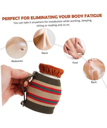 Moxibustion Pot Set | Homsfou Double-Layer Ceramic Kit for Household Massage & Wellness | Universal Moxadosis Tool - 10x6.54cm - Buy Online on GoSupps.com