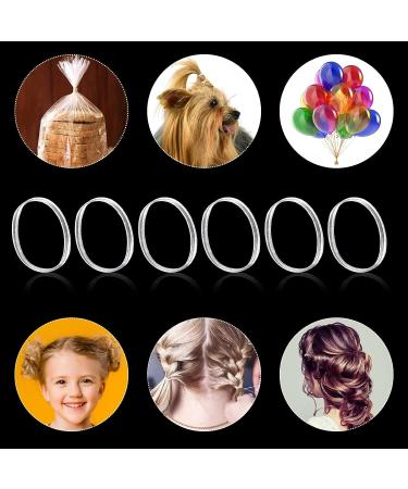 Clear Elastic Hair Bands 2500PCS - Premium Mini Rubber Bands for Girls, Toddler, Kids, Baby - Wedding Hairstyle Tool - Buy Online on GoSupps.com