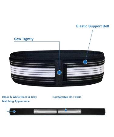 Sciatica Pain Relief Belt - Adjustable Postpartum Tummy Tuck Girdle for Men & Women - Lightweight Durable 47" Length 3.5" Width - Effective Pain Relief Solution - Buy Online on GoSupps.com